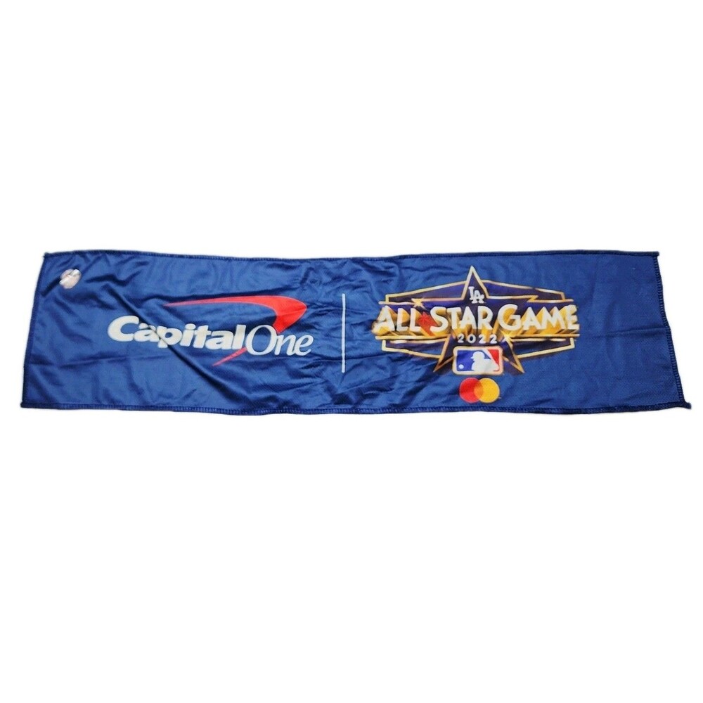 MLB 2022 All Star Game Banner Rally Towel Los Angeles Dodgers Double Sided NWOT